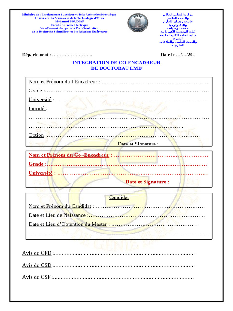 Integration Coencadreur DLMD | PDF