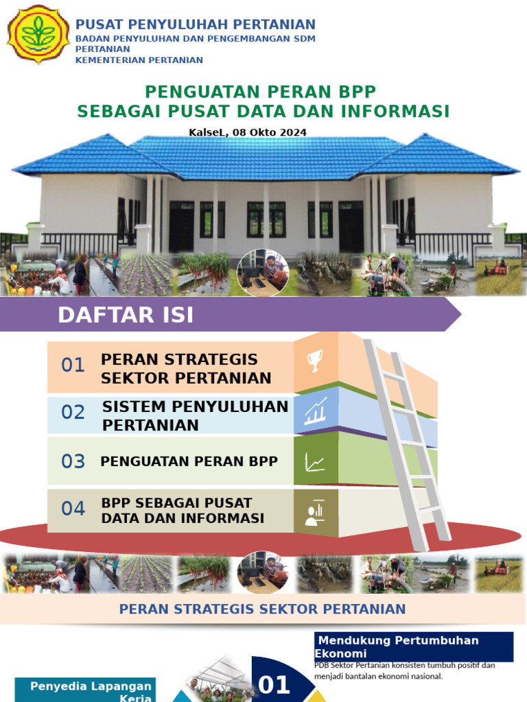 Penguatan BPP sebagai Pusat Data Pertanian | PDF