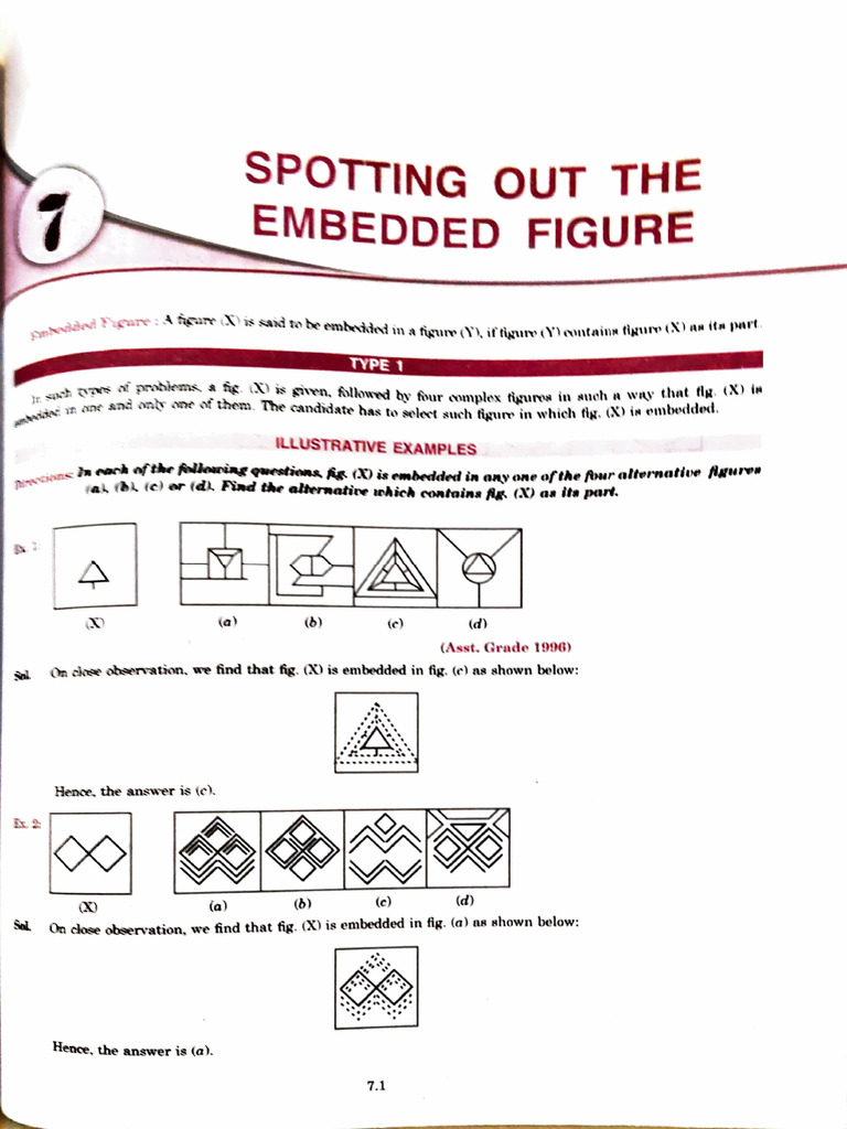 Non Verbal Reasoning (Embedded Figure) | PDF | Chess | Chess Theory