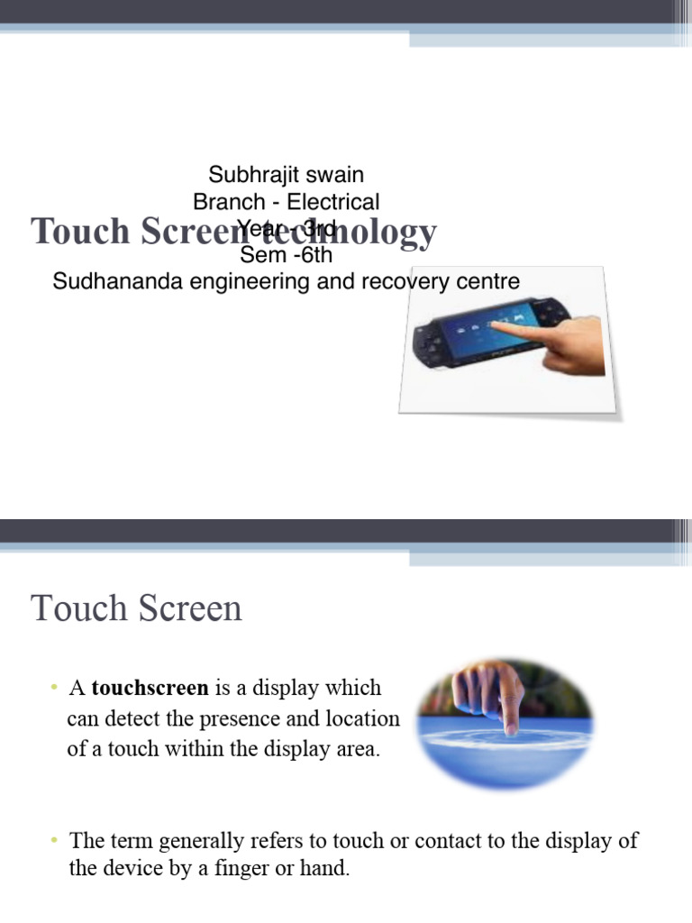 6ba4 2 | PDF | Touchscreen | Software