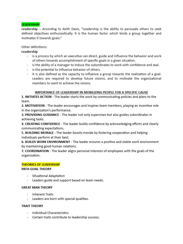 CFLM 2 Final Exam Reviewer Tos Based | PDF | Leadership | Servant ...
