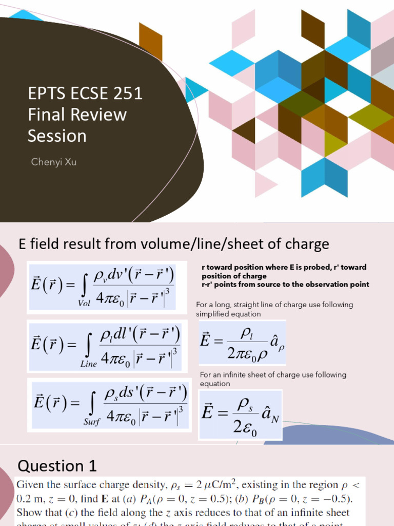 ECSE 251 Final Review Session | PDF