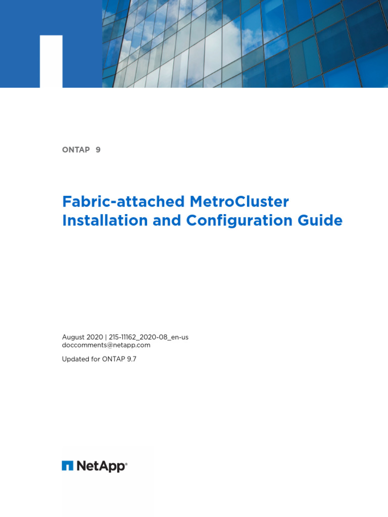 Fabric-Attached MetroCluster Installation and Configuration | PDF ...