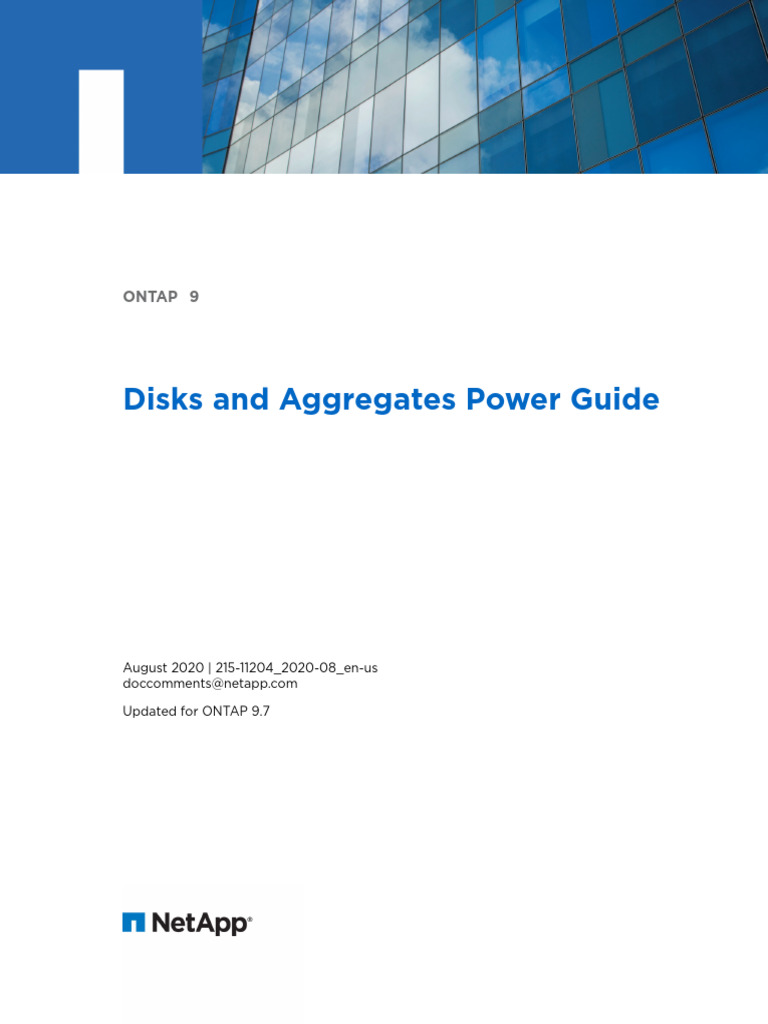 ONTAP 9 Disks & Aggregates Guide | PDF | Hard Disk Drive | Solid State ...