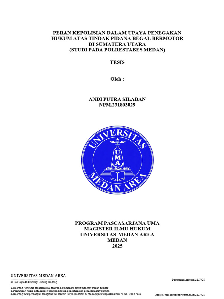 Andi Putra Silaban - Fulltext | PDF