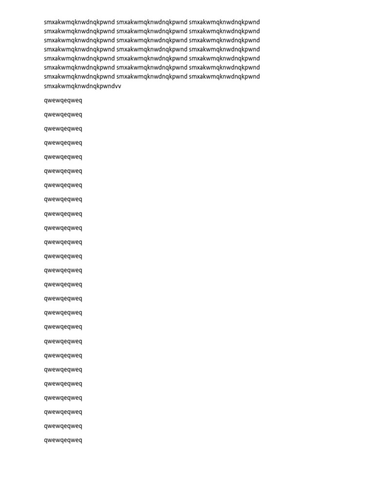 Repetitive Text Analysis Document | PDF