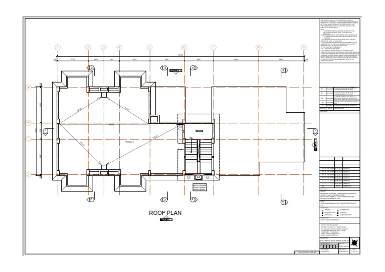 Guest House Roof Plan for NEEPCO | PDF