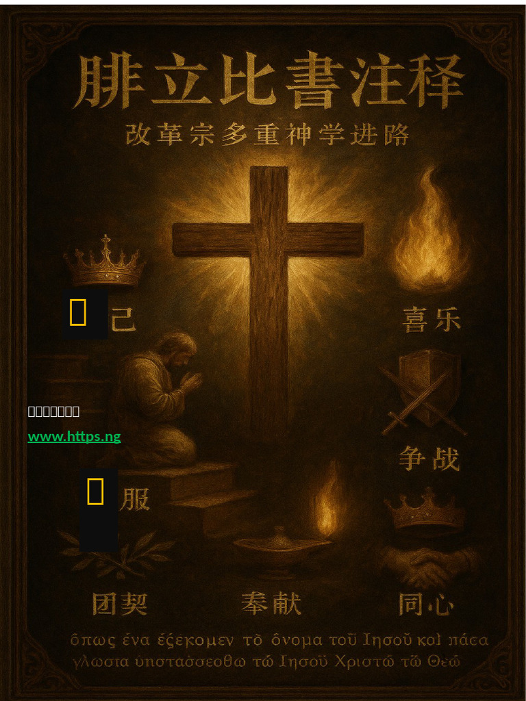 腓利比书注释改革宗多重神学进路1 1 | PDF
