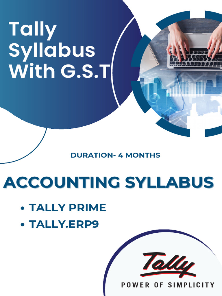Tally Prime Accounting Syllabus with GST | PDF