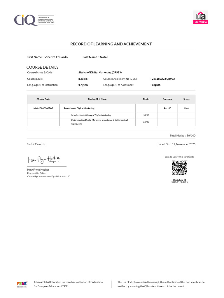 Digital Marketing Course Transcript | PDF