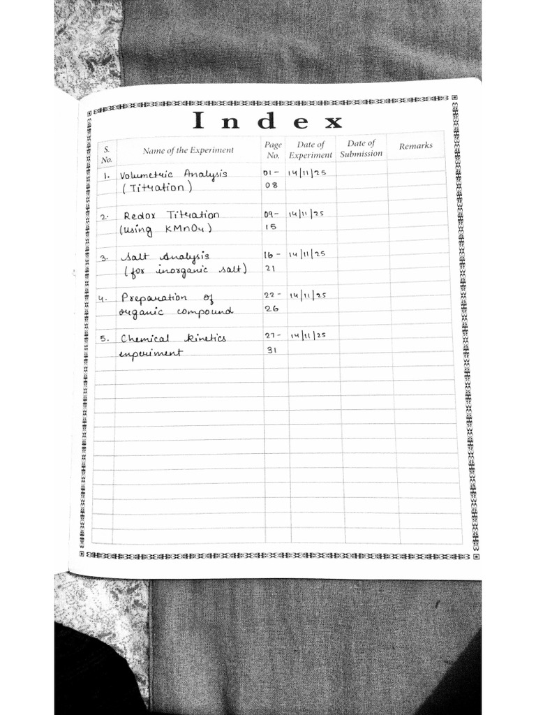 Chemistry. EXP PDF | PDF