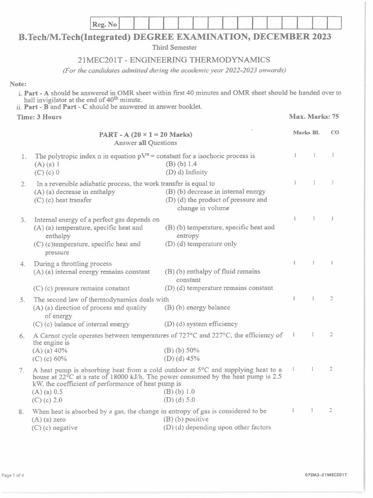 21mec201t Pyq 6 | PDF