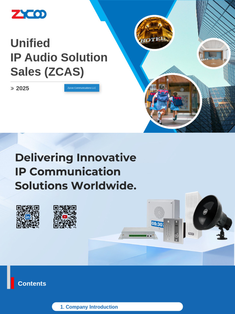 Unified IP Audio Solutions Overview | PDF | Loudspeaker | Usb