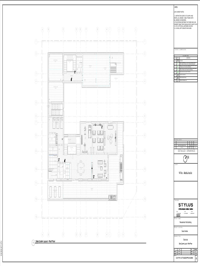 Data System Layout for Villa Project | PDF | Electronics | Electrical ...