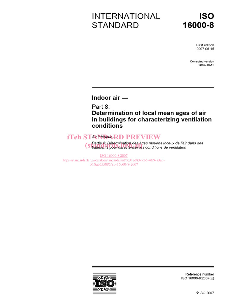 Local Mean Age of Air in Buildings | PDF | Ventilation (Architecture ...