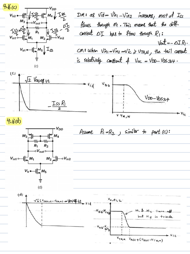 Analyzing Vout in Circuit Configurations | PDF