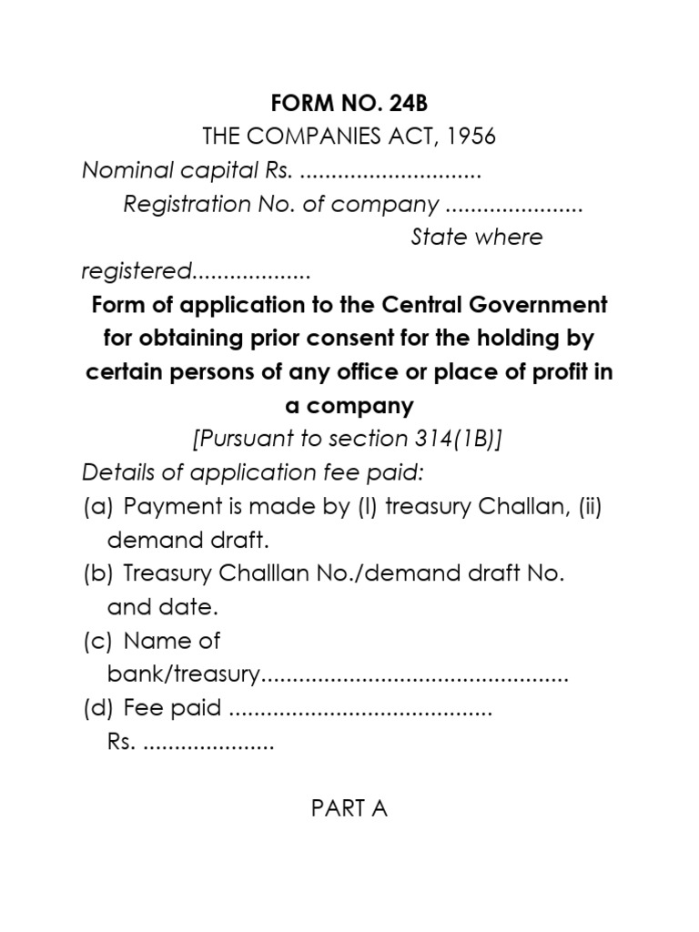 FORM NO. 24B.rtf | PDF | Salary | Employee Benefits