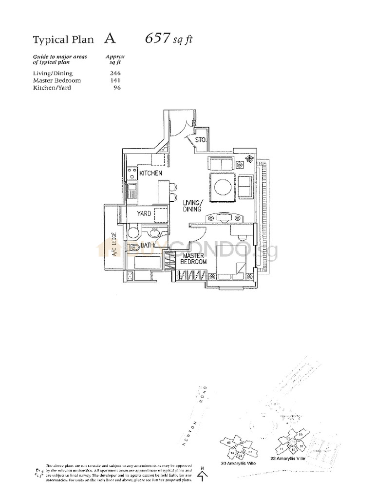 Amaryllis Ville Floor Plan | PDF