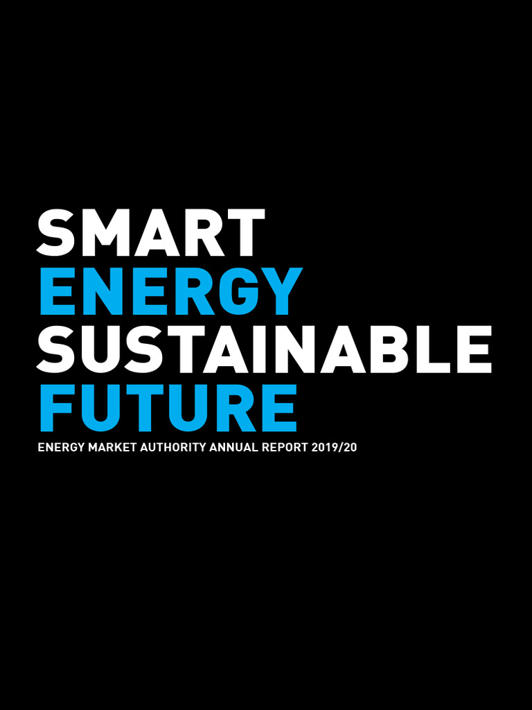 EMA Annual Report Smart Energy Sustainable Future 2019 2020 | PDF ...