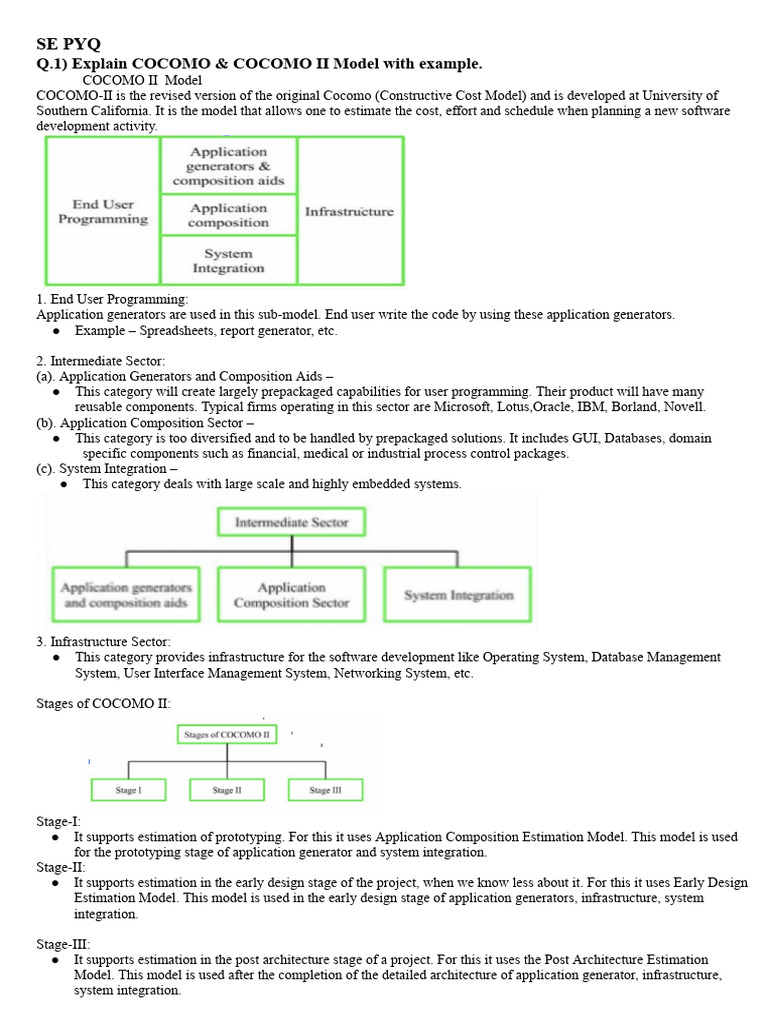 COCOMO II and Software Reengineering Explained | PDF | Software Testing ...