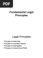 Fundamental Legal Principles