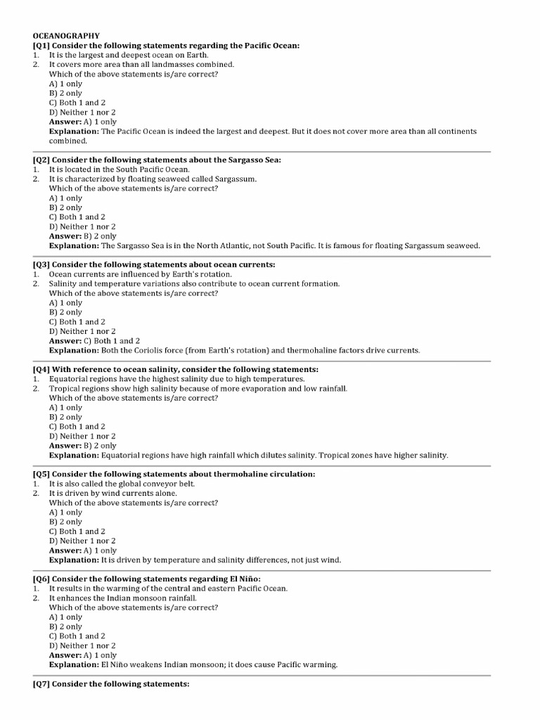 Oceanography | PDF