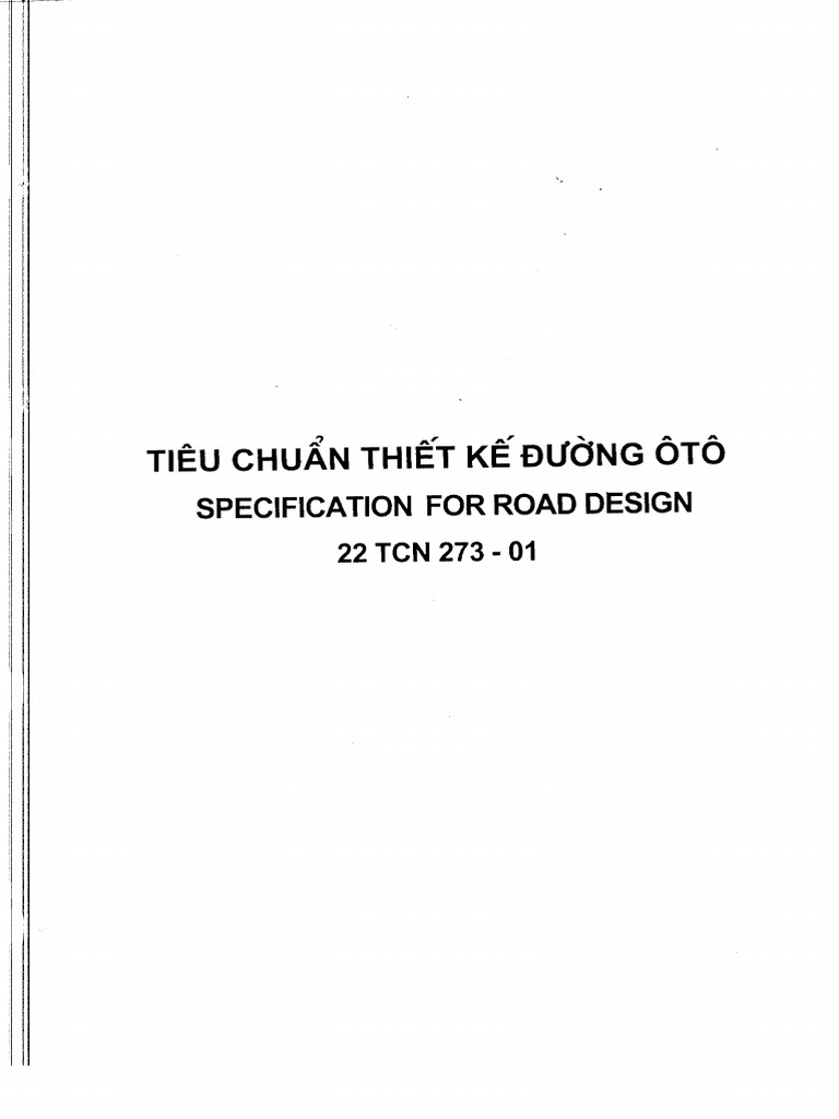 1 - Phan 1-1 - Gioi Thieu (22TCN-273-01) | PDF