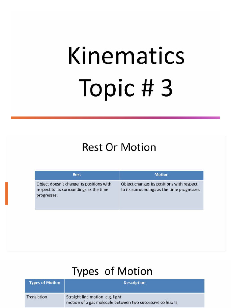 Kinema Tics | PDF