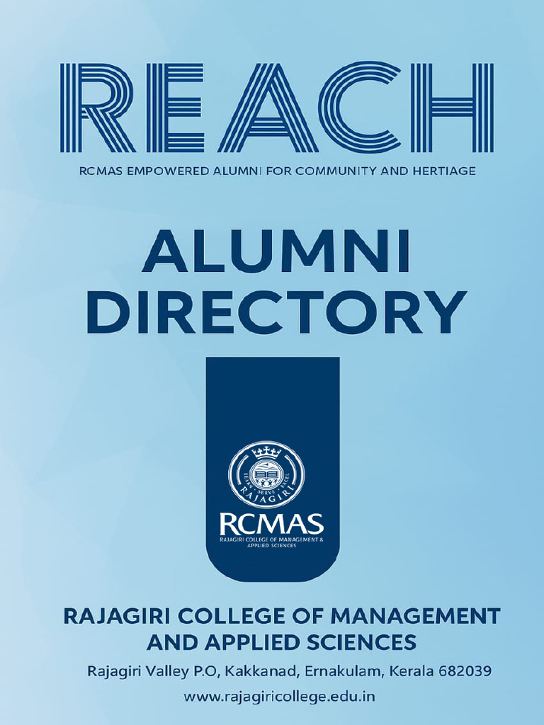 Alumni Directory Rajagiri | PDF | Academic Degree | Vocational Education