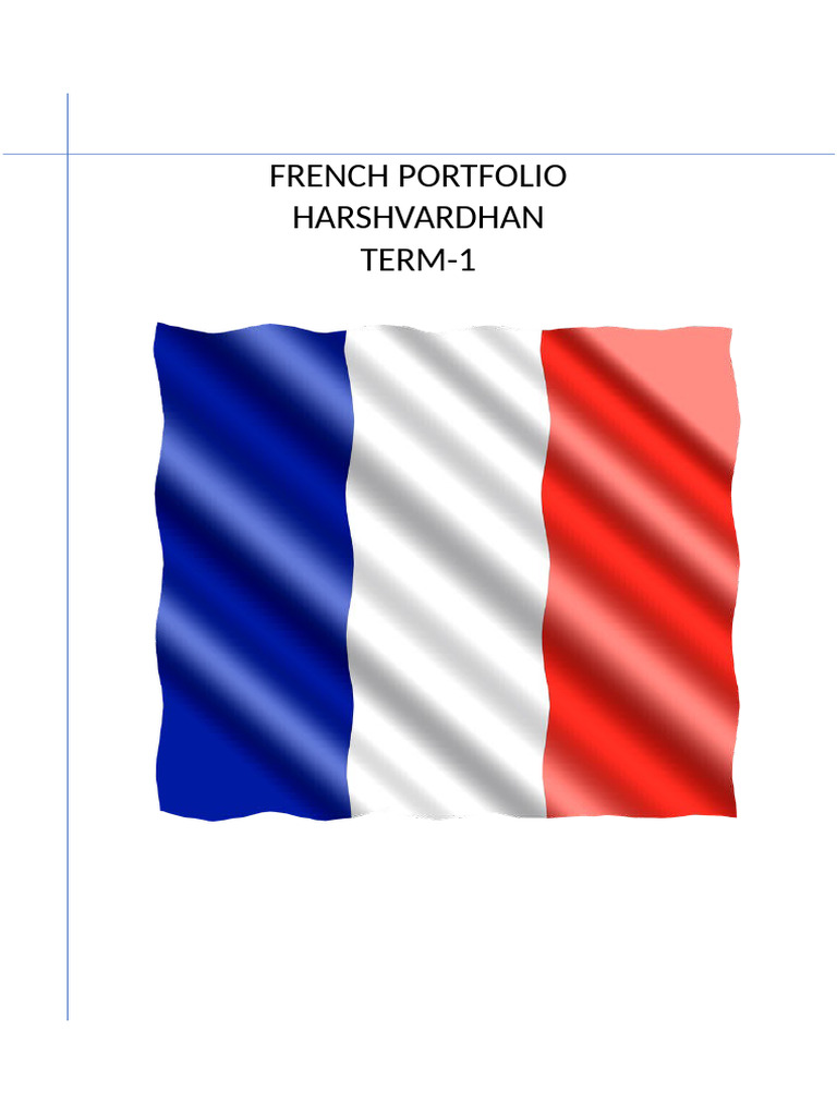 French Portfolio | PDF