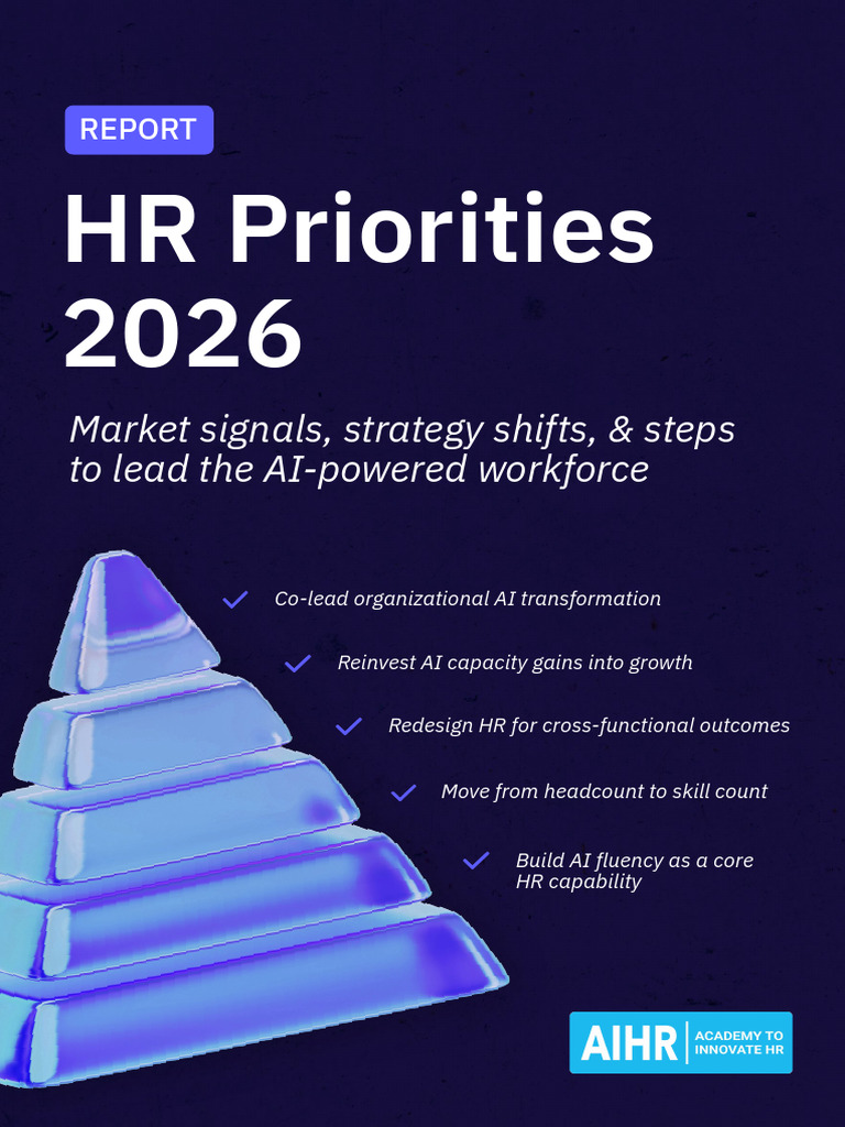 HR Priorities for AI Transformation 2026 | PDF | Artificial ...