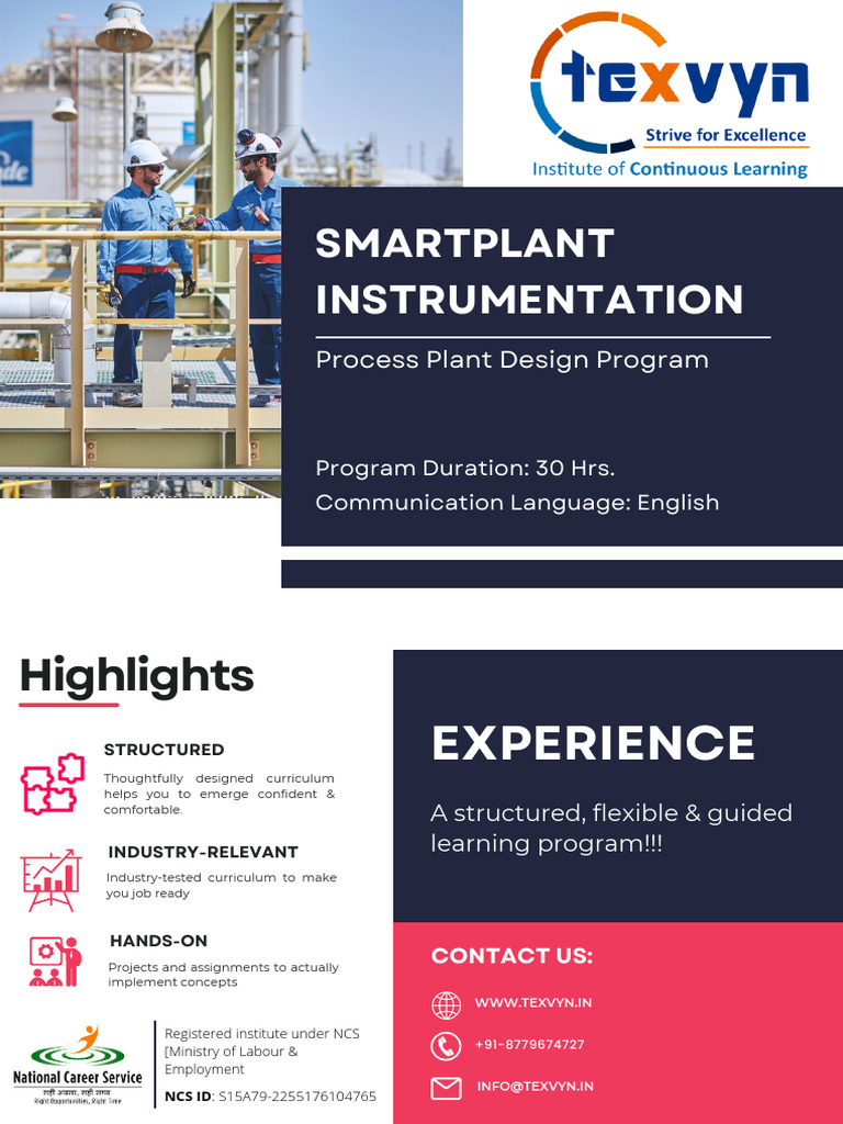 Smart Plant Instrumentation Course Overview | PDF | Instrumentation ...