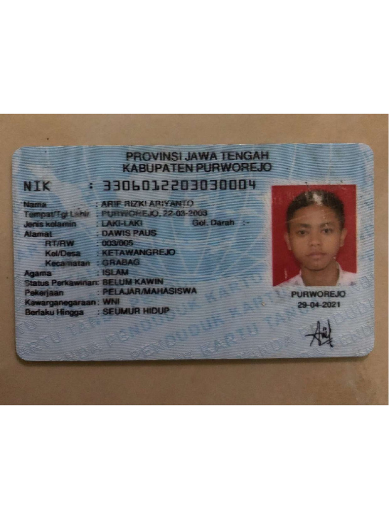 Arif KTP | PDF
