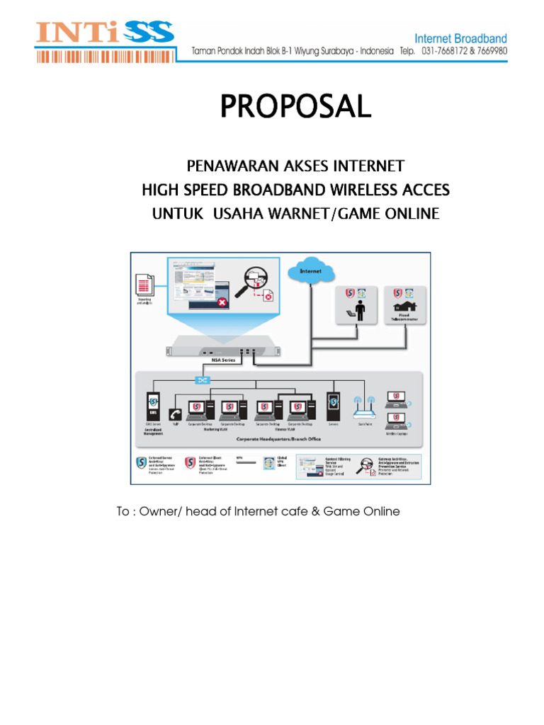 Penawaran Internet Dedicated untuk Warnet | PDF