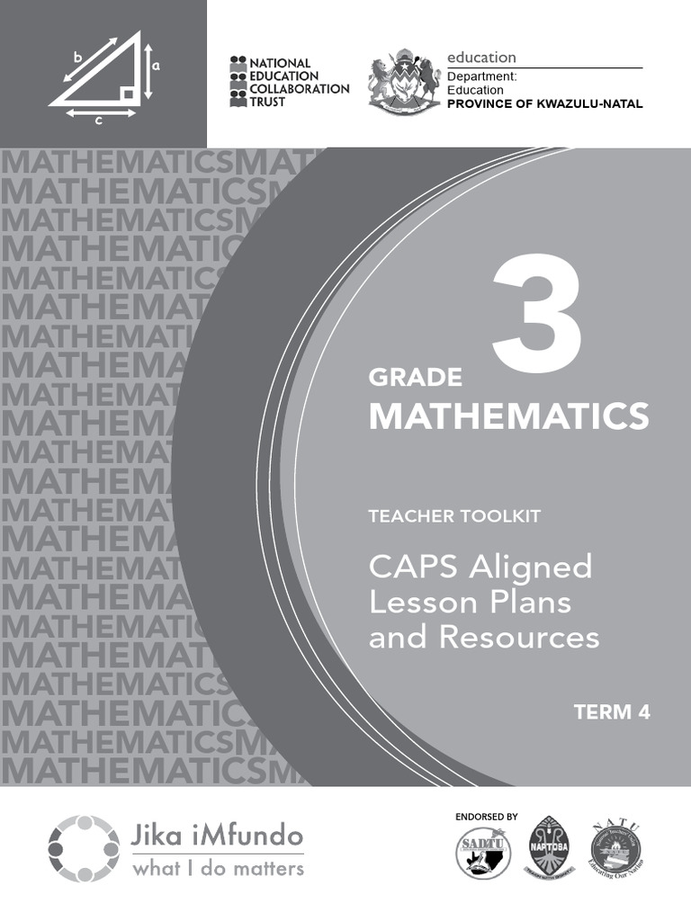 GR 3 Maths LPs 2020 Term 4 WEB | PDF | Lesson Plan | Curriculum