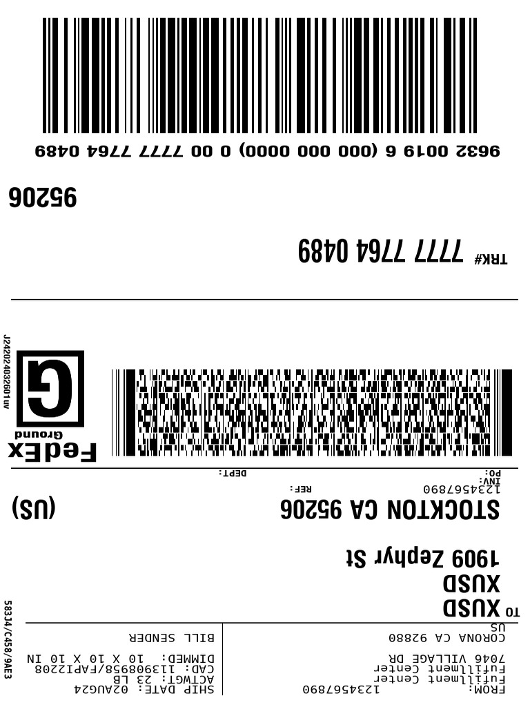 FedEx Ground Shipping Details | PDF