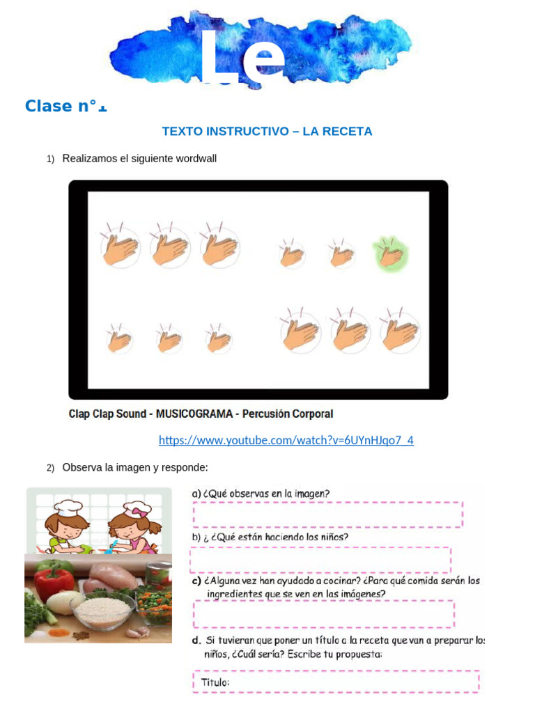 Clases de Redacción de Textos Instructivos | PDF | Sintaxis | Lingüística