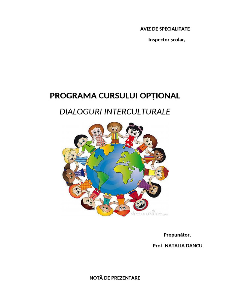 Dialoguri Interculturale | PDF