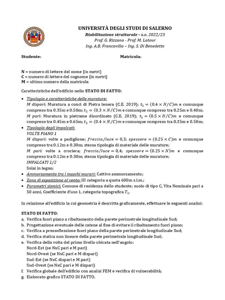 Riab 2022-2023 Traccia | PDF