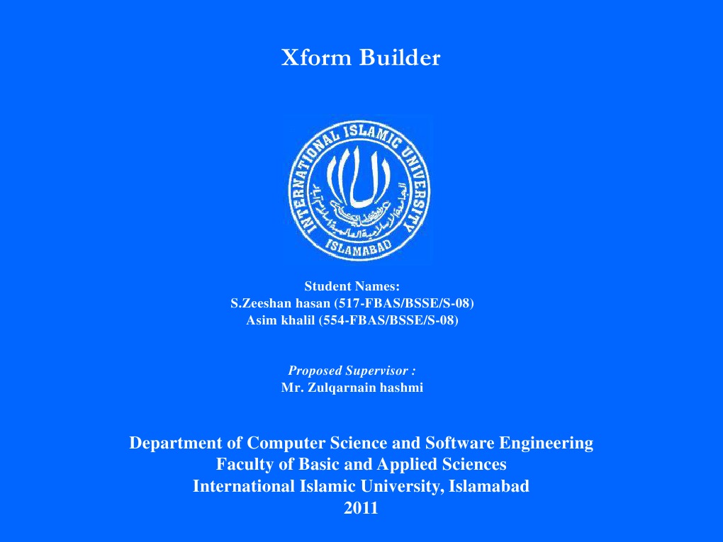 Xform Builder A Based Application for Creating and Managing XML Forms Across Browsers PDF