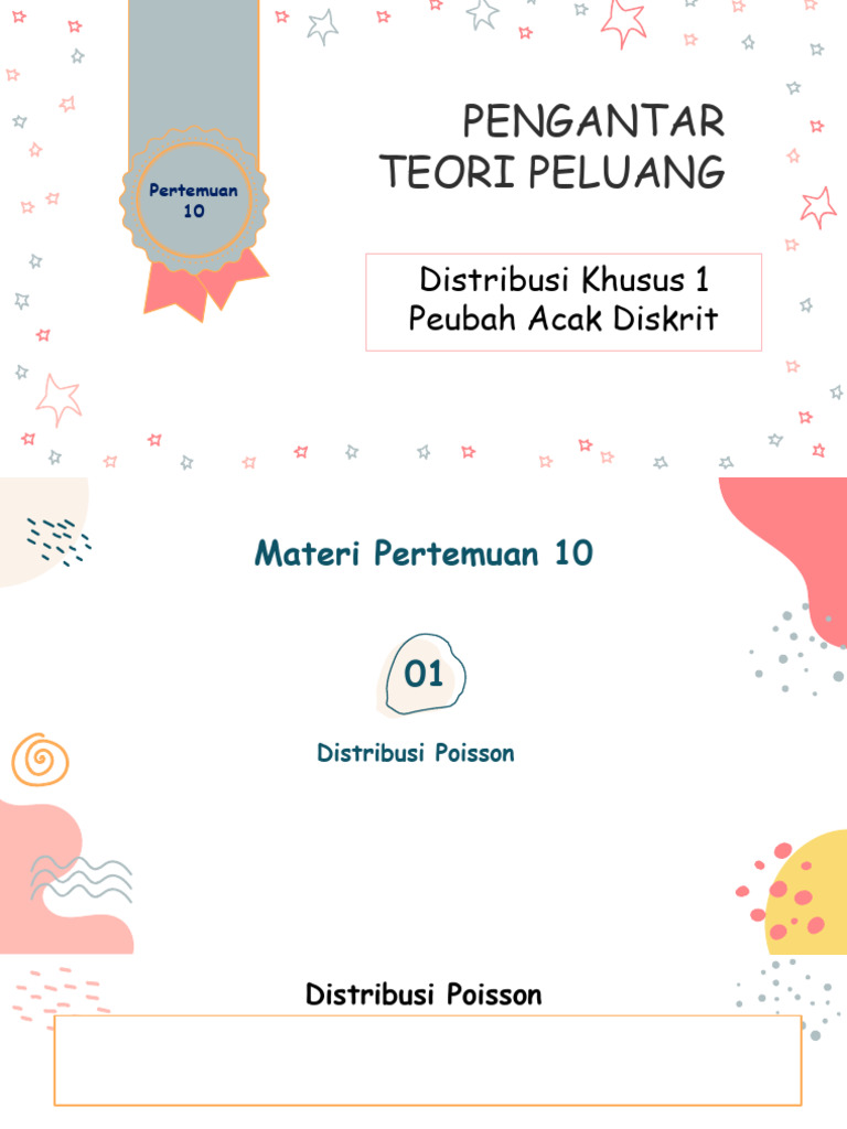 Distribusi Poisson: Teori dan Contoh | PDF