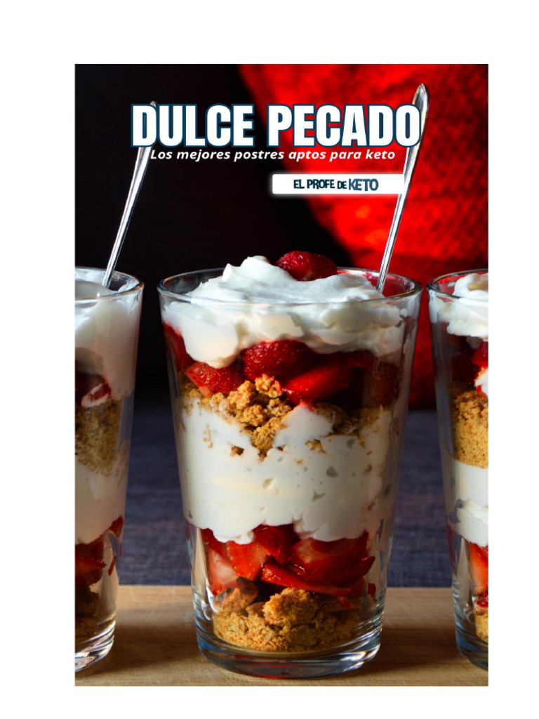 Recetas Keto: Postres Fáciles y Rápidos | PDF | Tarta de queso | Alimentos