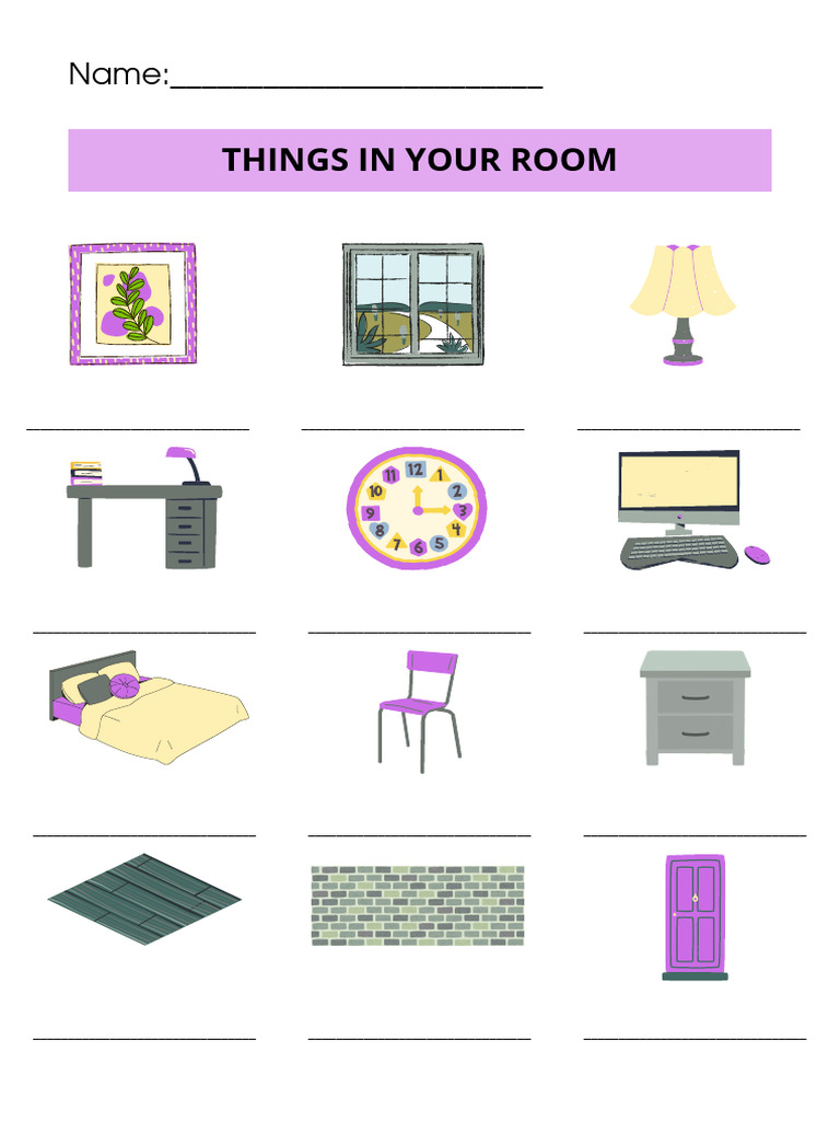 Inventory of Room Items | PDF