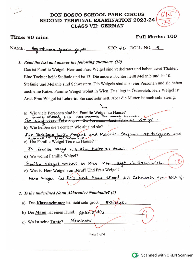 Unit Test II (2023-24) | PDF