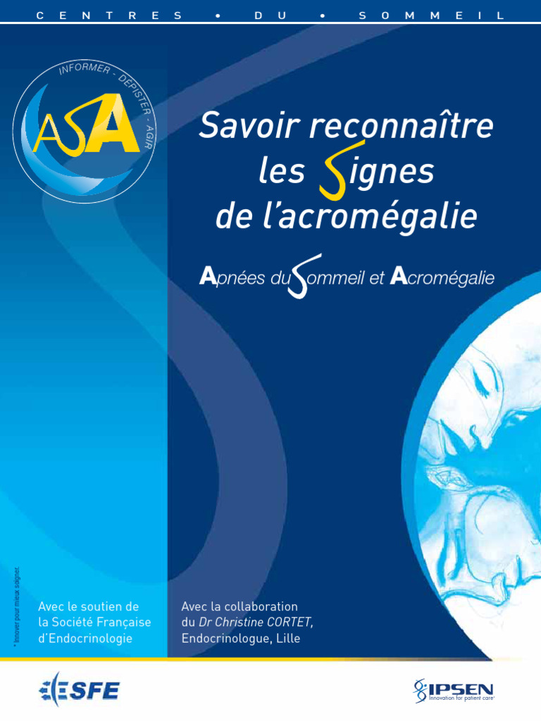 Acromégalie et apnées du sommeil : lien crucial | PDF | Syndrome d ...