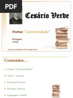 Cesrio Verde Anlise Do Poema Contrariedades 4987
