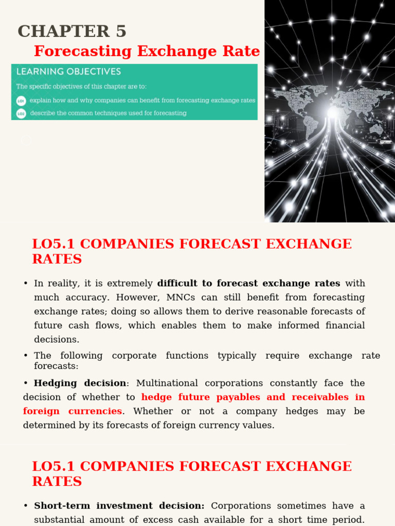 Exchange Rate Forecasting Techniques | PDF | Forecasting | Exchange Rate