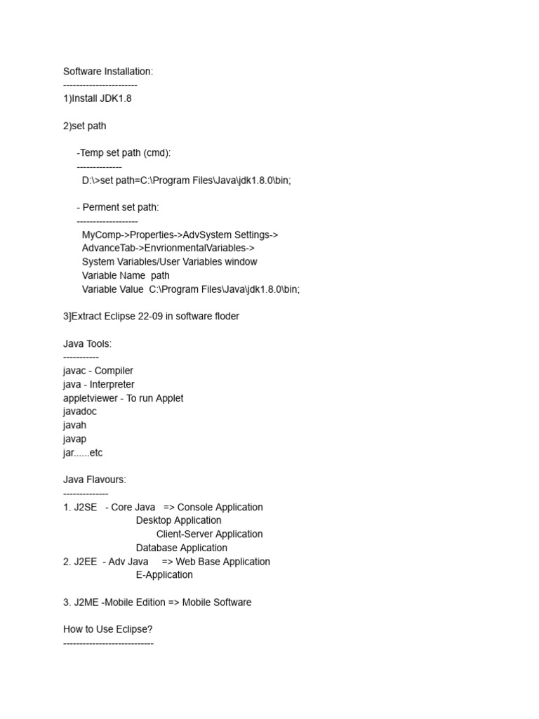 Notes Day1 | PDF