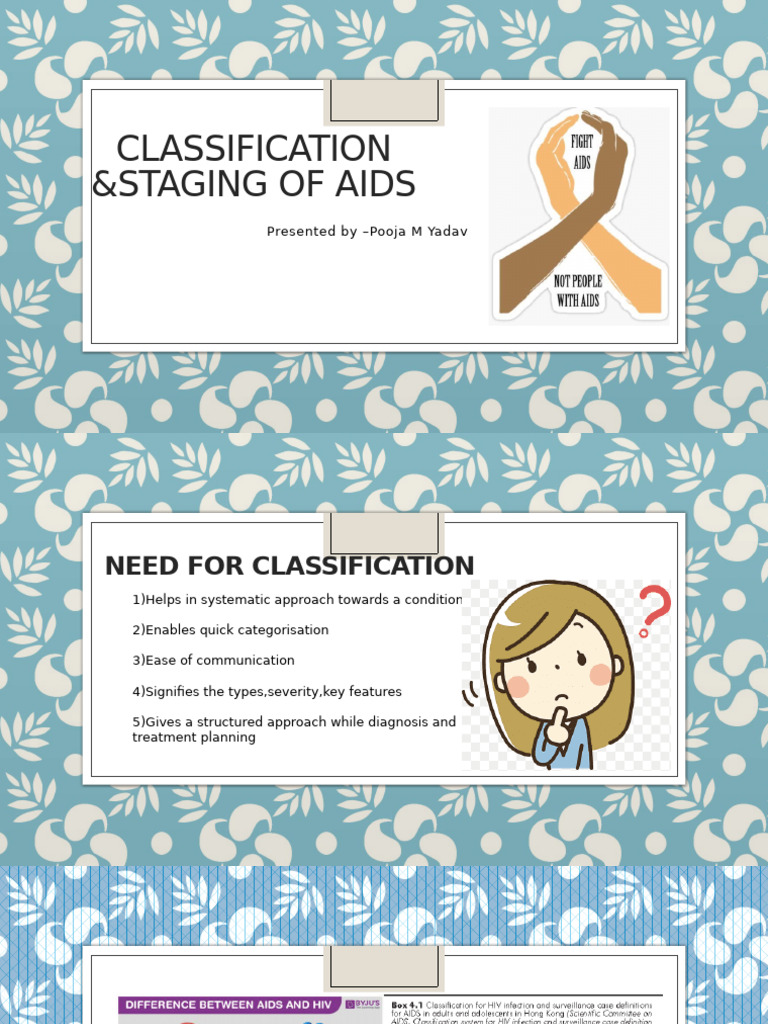 Classification and Grading of AIDS | PDF