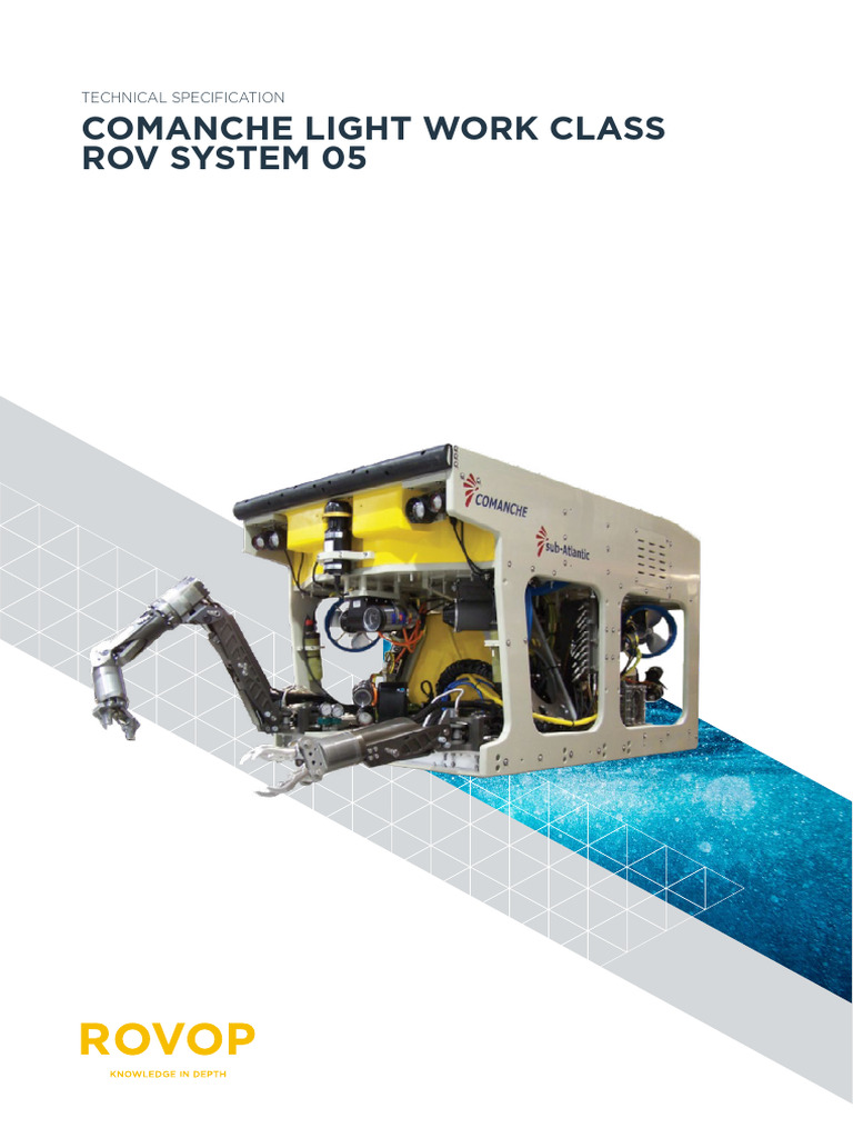 Comanche Light Work Class ROV Specs | PDF